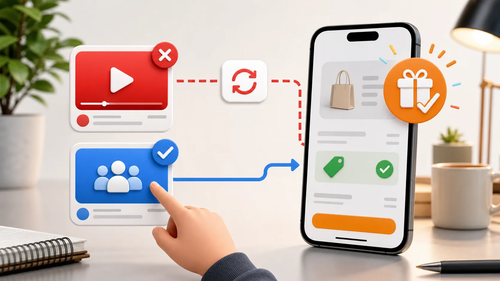Mở lại đúng nguồn mã YouTube hoặc Facebook khi voucher Shopee không áp được