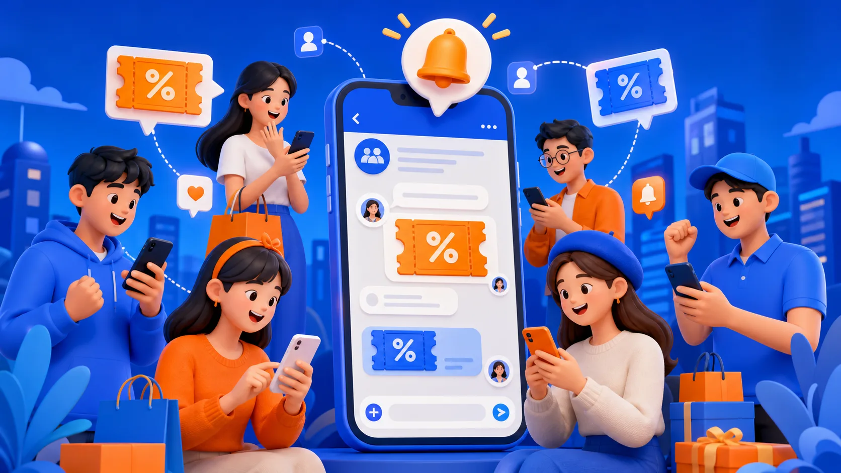 Nhóm Zalo săn sale Shopee nhận thông báo mã tự động từ sansalesoc.com