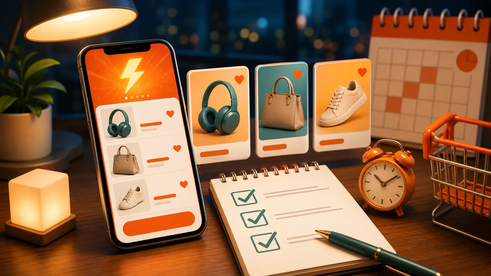 Chuẩn bị danh sách sản phẩm trước khi săn voucher Shopee theo khung giờ