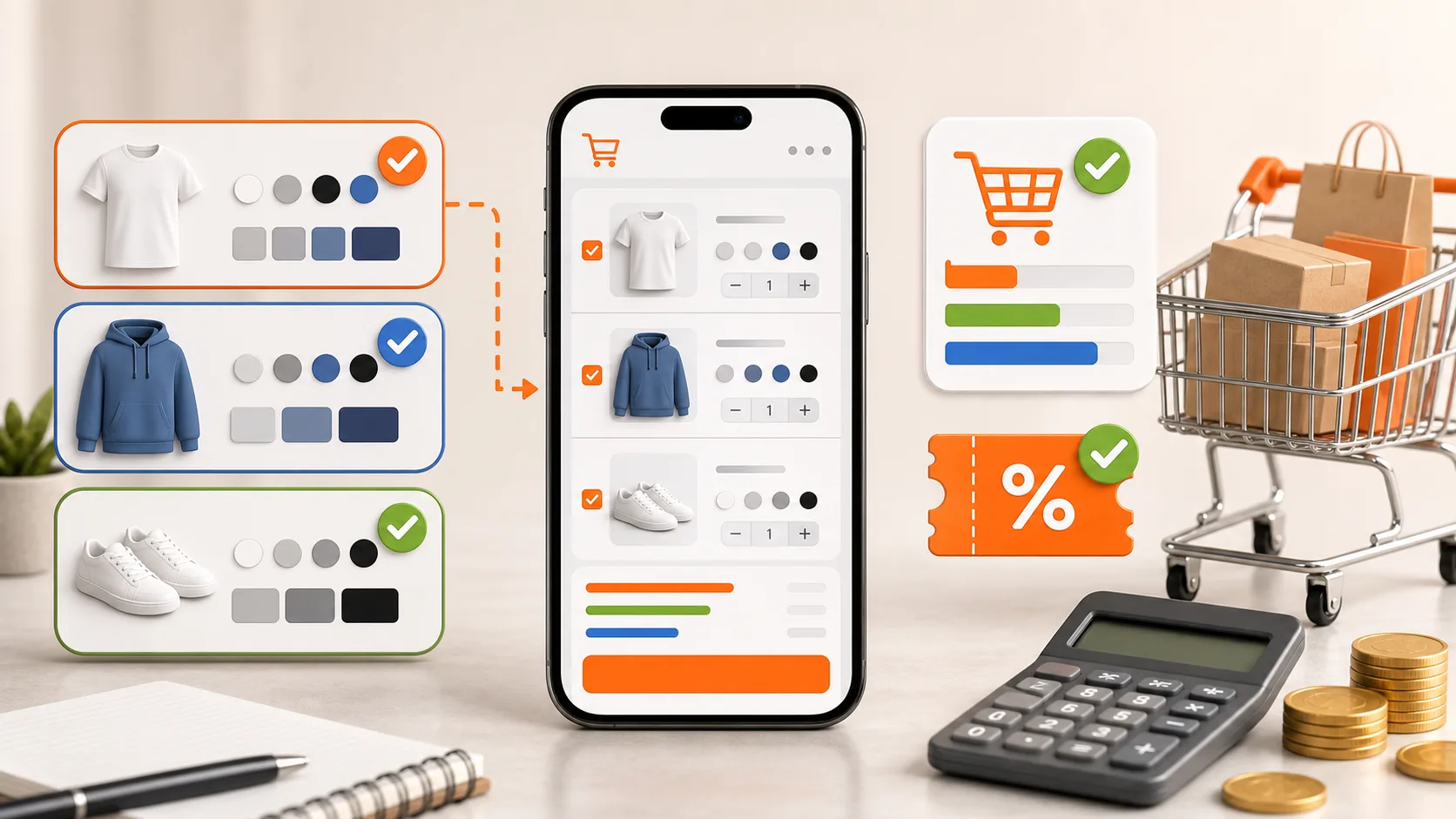 Tối ưu giá trị đơn Shopee sau khi chọn biến thể sản phẩm