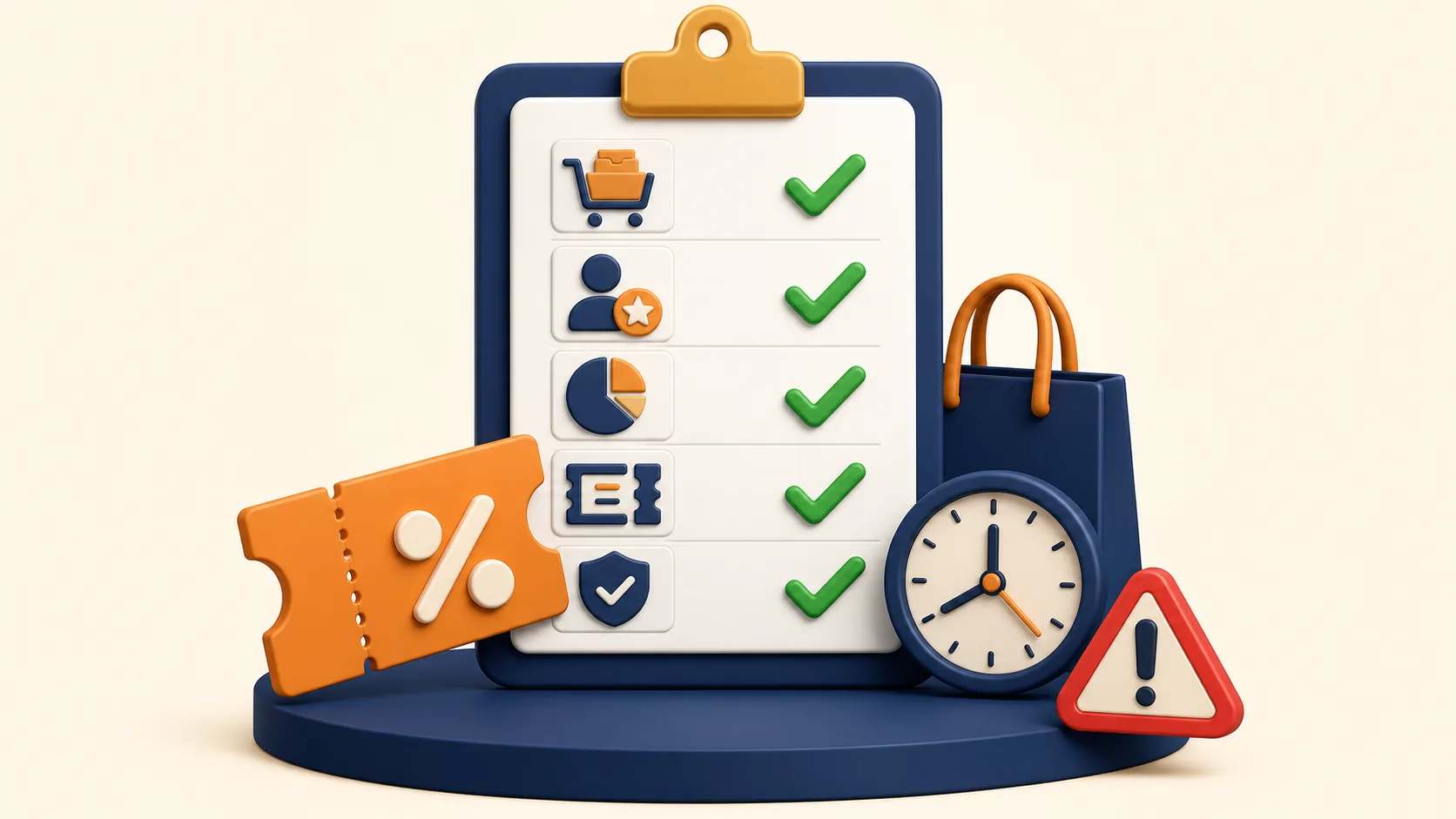 Checklist kiểm tra điều kiện voucher YouTube Shopee
