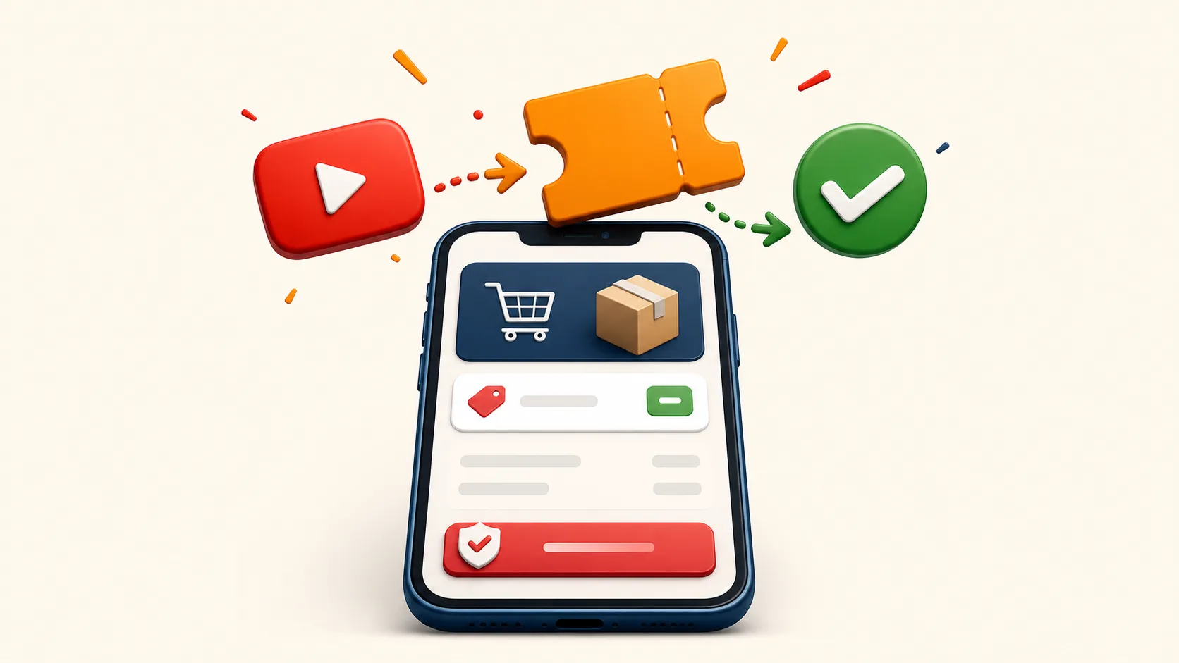 Kiểm tra voucher YouTube và mức giảm tại bước thanh toán